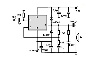 TDA2030 III circuito eletronico